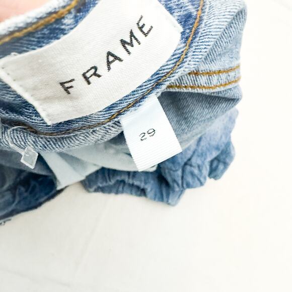 Frame Light Wash Denim Jogger LLJ576 Zip Fly Chill Color Size 29 - Picture 7 of 8